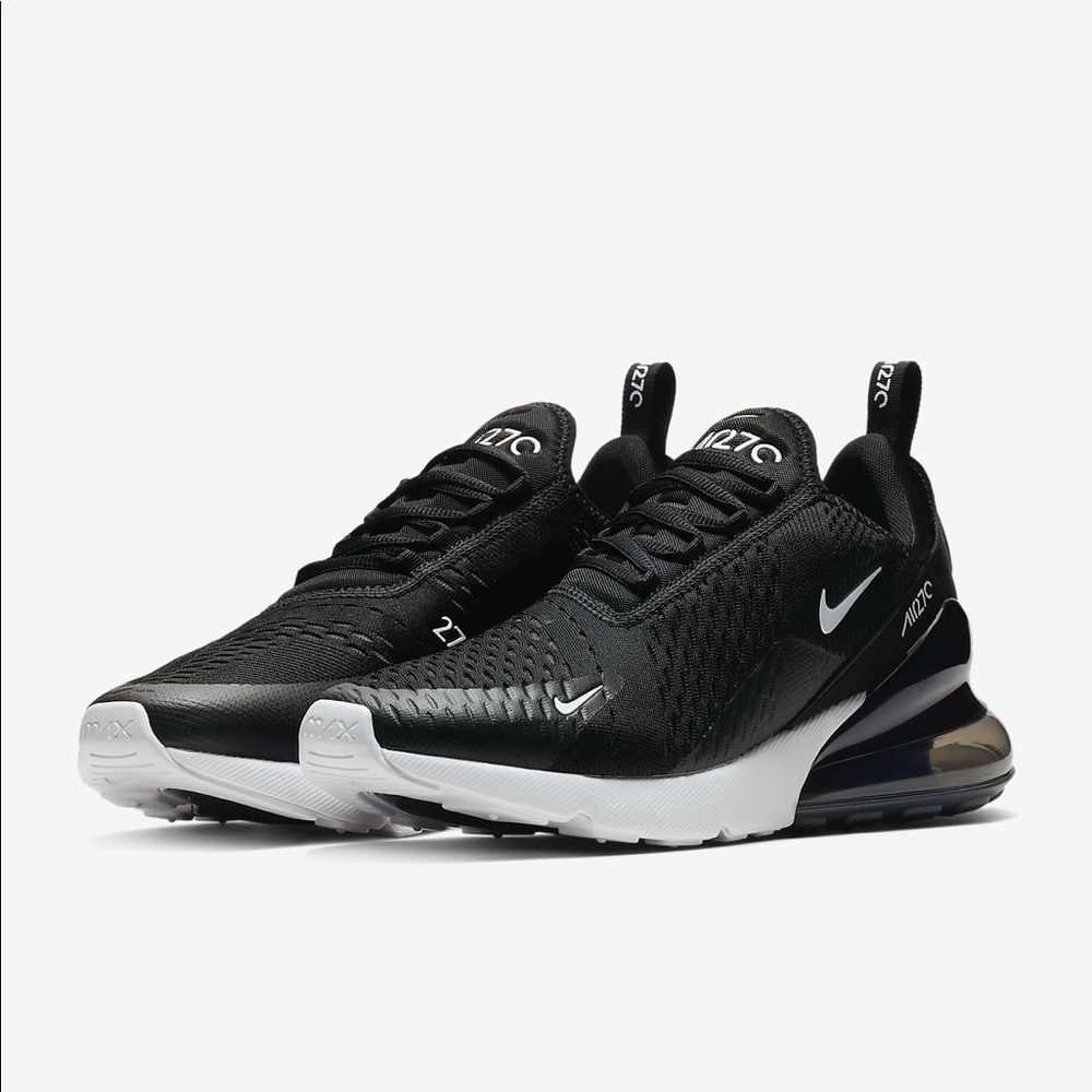 Nike Air max 270 Black White Running 8 🖤🤍🤩